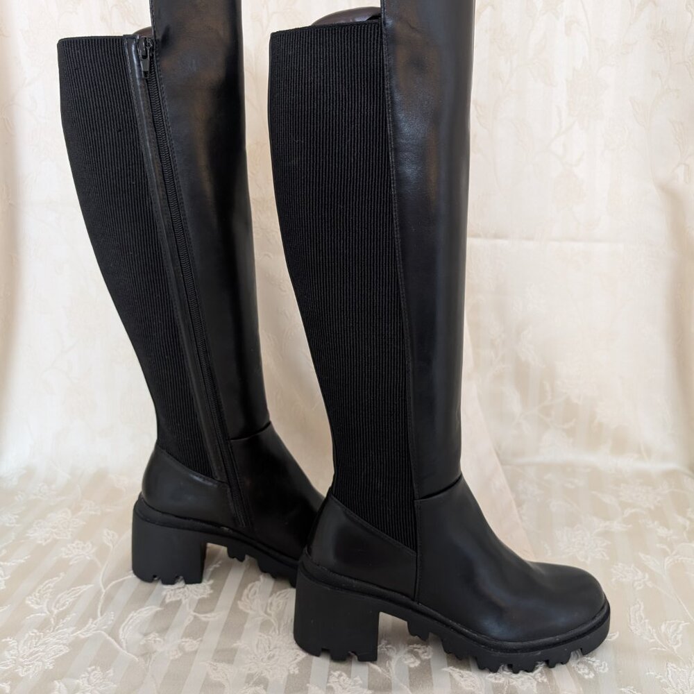 Ayden Chunky Block Heeled Boot